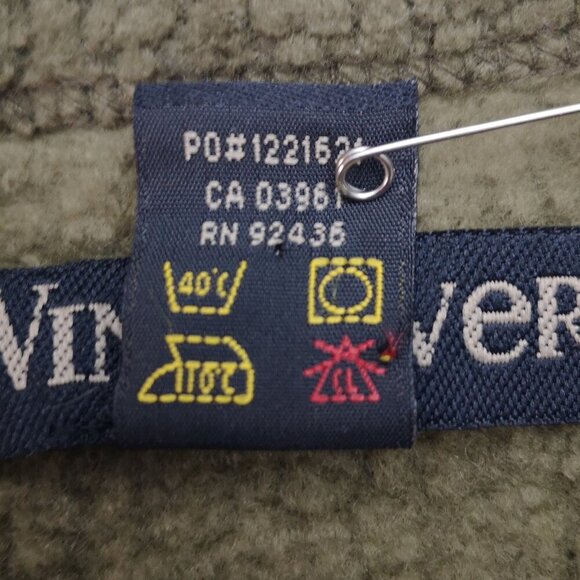 Wind River Men's Size Medium Fleeced Lined Olive Green Straight Fit Pullover - Picture 4 of 6